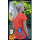 T-shirt Femme Drum Orange L