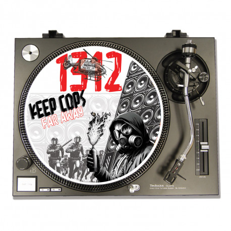 Slipmats "Keep Cops Far Away"